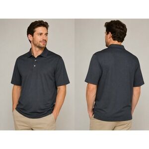 Bollé Men's XL Gray Performance Polo Shirt Short Sleeve Golf Athletic...